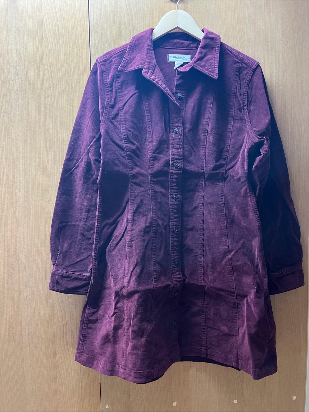 Very Good Condition* Madewell A-line Corduroy Dress size 8